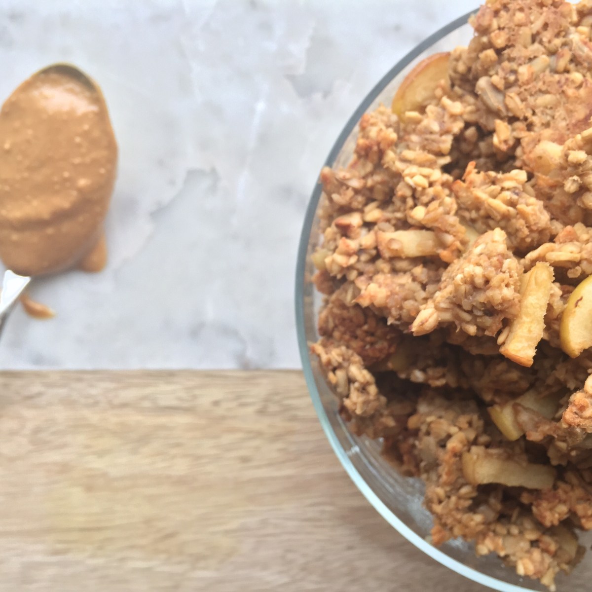 Apple and Peanut Butter&nbsp;Granola