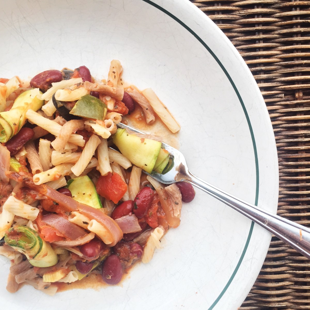 Zucchini and Olive Pasta&nbsp;Bake