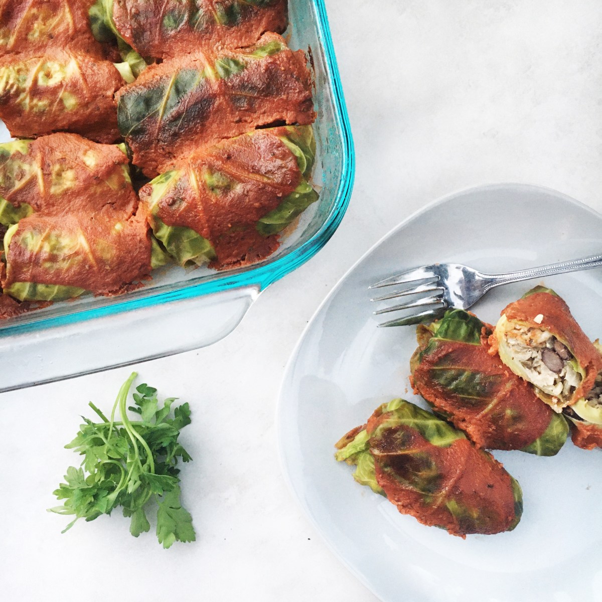 Vegetarian Stuffed Cabbage&nbsp;Rolls