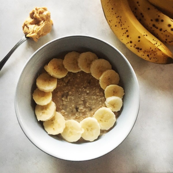 Peanut Butter and Banana Overnight&nbsp;Oats