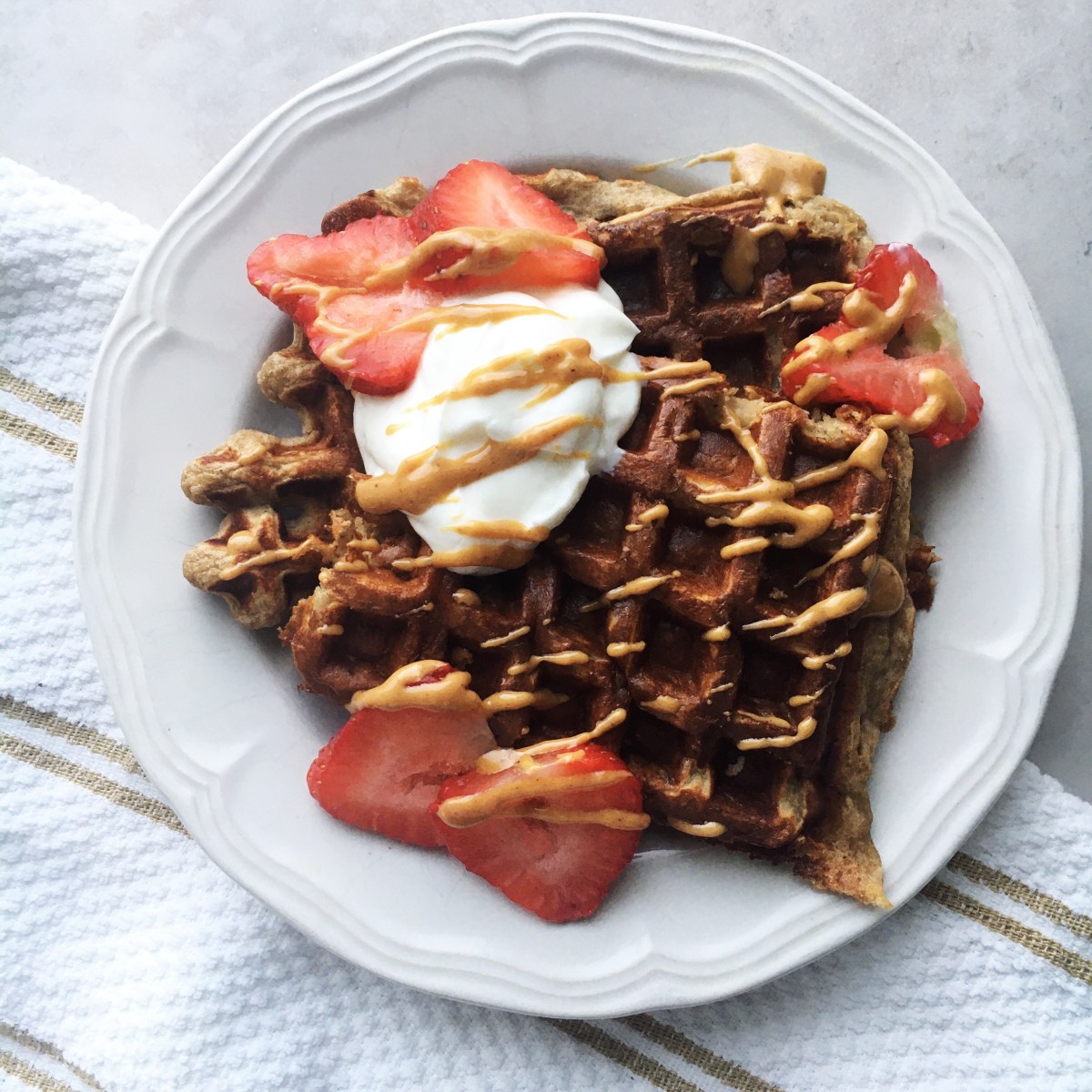 Vanilla Protein Waffles