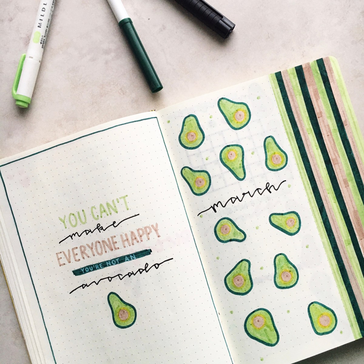 March 2021 Bullet Journal&nbsp;Set-Up