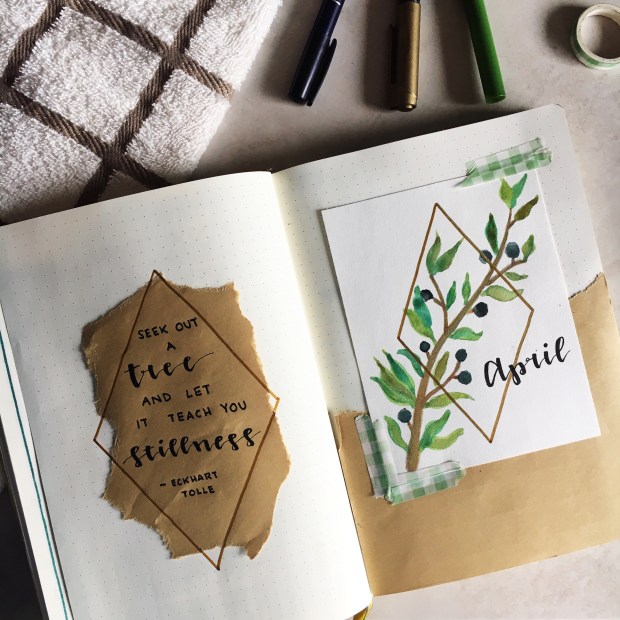 April 2021 Bullet Journal&nbsp;Set-Up