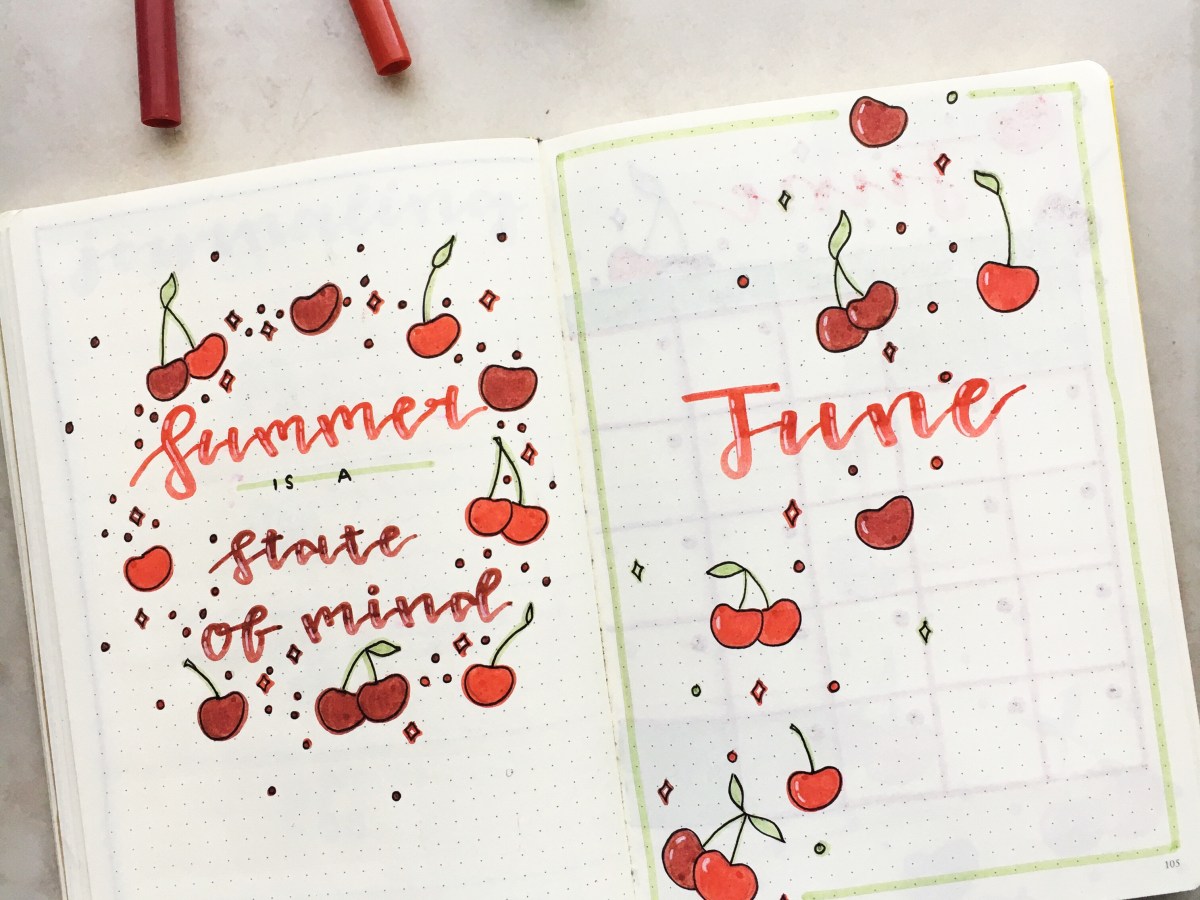 June 2021 Bullet Journal&nbsp;Set-Up